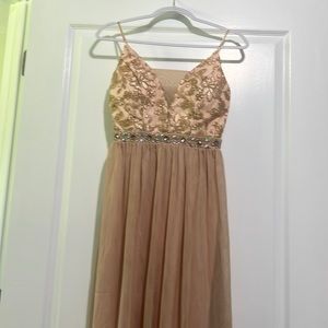 Prom homecoming elegant floor length dress